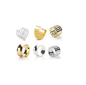 ที่ใส่ผ้าเช็ดปากทองเหลือง,ที่แขวนผ้าเช็ดปากห่วงคล้องมือแฟนซีสีทองสำหรับตกแต่งร้านอาหาร - Product Image 3