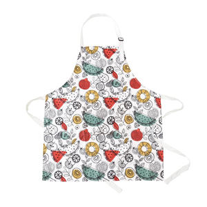 Diseño personalizado Unisex 100% Material de algodón Respetuoso con el medio ambiente Fácilmente lavable Cómodo delantal de cocina - Product Image 4