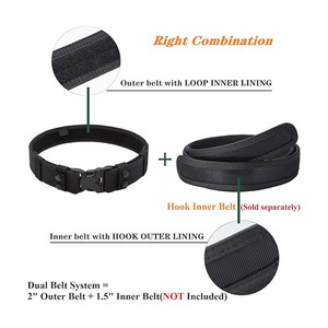 Cinturón Táctico de Seguridad Ajustable de Servicio OEM, Cinturón de Servicio de Guardia de Seguridad con Logotipo Personalizado, Duradero y con Tallas Personalizadas - Product Image 5