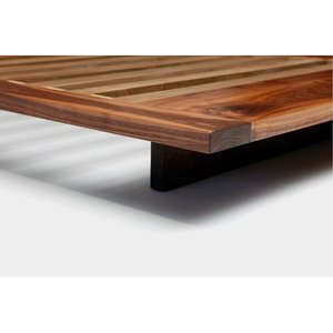 เตียงนอนทันสมัยทำจากไม้มะฮอกกานีแท้คุณภาพสูง สีน้ำตาลเข้ม สำหรับเฟอร์นิเจอร์ห้องนอน - Product Image 6