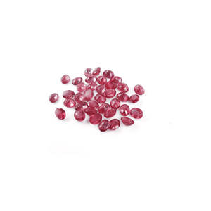 Rubis naturels de Bangkok, ovales calibrés 7x9mm 8x10mm, qualité supérieure, pierre précieuse en cristal rouge rose, taille ovale, traitement thermique, personnalisable - Product Image 4