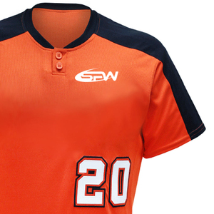 ชุดทีมเบสบอลแบบกำหนดเอง กางเกงโพลีเอสเตอร์ แห้งเร็ว ระบายอากาศได้ดี พิมพ์ลายแบบซับลิเมชั่นด้านหน้า 220 กรัม รับผลิตตามแบบ (OEM) ชุดกีฬาขายส่งจากโรงงาน - Product Image 2