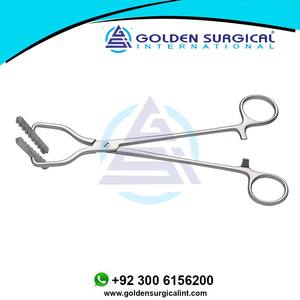 Pinzas de Cordón para Bolsas de 55 mm de Apertura, Longitud Total de 240 mm, Pinzas Quirúrgicas Médicas, Fabricante de Suministros Hospitalarios - Product Image 3
