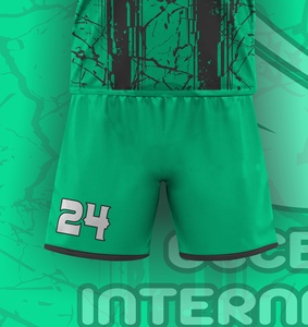 Uniformes de fútbol personalizados de alta calidad, ropa deportiva transpirable, logotipo personalizado, conjunto de diseño impreso por transferencia de calor, estilo 100% poliéster - Product Image 5
