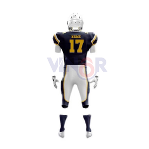 2025 American Football Uniforms Adult Short Sleeve High Quality Digital Print Moisture-Wicking Breathable Training Wear OEM - Product Image 3