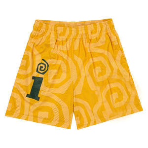 Short en maille à séchage rapide pour hommes OEM 2024 Short en maille avec logo et design personnalisés Short en maille respirant pour hommes - Product Image 1