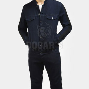 Chaqueta de Mezclilla para Hombre, Color Sólido, Estilo Casual, Moda Urbana 2026, Nueva, Cómoda - Product Image 2