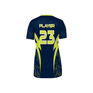 Camisetas de Béisbol para Mujer, Diseño Personalizado, Venta Caliente, Servicio OEM, 100% Poliéster, Secado Rápido, Tela de 220g, Bordado Personalizado de Alta Calidad - Product Image 4