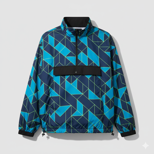 Chaqueta Cortavientos de Motocicleta de Spandex Sublimada Impermeable Personalizada al por Mayor del Fabricante, Chaqueta con Cierre de Cremallera de un Cuarto para Hombre - Product Image 5