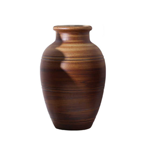 Nouveauté Arrivée Meilleures Ventes Vases de Sol en Bois Fait Main Design Décoratif Couleur Personnalisée Vases de Table Fabricant Nouvel An - Product Image 1