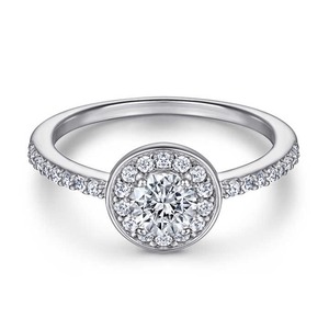 แหวนของขวัญแต่งงานพลอยสีขาวทำด้วยมือทำด้วยมือทำจากเงินสเตอร์ลิง925 - Product Image 1