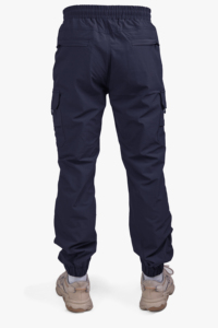 <b>Black</b> 100% Cotton Tactical <b>Pants</b> Mid Waist Regular Fit Dark Wash Midweight Casual Style Comfortable Flexible Material - Product Image 6