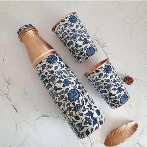 Large-capacity Pure Copper <b>Water</b> <b>Bottle</b> for Storing <b>Water</b> Overnight to Retain Essential Minerals and Promote Wellness - Product Image 3