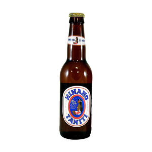 Hinano Plus Grande Bière 330ml Lager Léger en Bouteille et Baril Emballage Foncé 5% Alcool 100% Original - Product Image 2