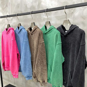 Sudadera con capucha para hombre lavada con ácido clásica personalizada al por mayor diseña tu propia Sudadera con capucha para hombre lavada con ácido - Product Image 6