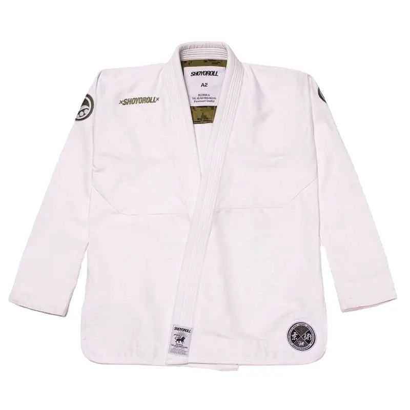 Trọng lượng nhẹ bjj gi Đen jiu jitsu gi100 % Cotton bjj kimonos/Vàng dệt vải bjj gi giá rẻ Brazil jiu jitsu gi