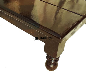 Tradebyd Premium Wooden Chowki Diseño tradicional elegante Ideal para configuración Mandir - Product Image 6