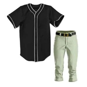 ชุดเบสบอลที่ใส่สบายและระบายอากาศได้ดี ชุดเบสบอลและซอฟต์บอลระดับมืออาชีพ ออกแบบลายพิมพ์แบบซับลิเมชั่นที่ปรับแต่งได้ - Product Image 5