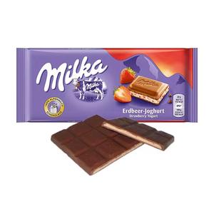 Chocolat Milka original 100g - 300g en vente - Chocolat Milka 100g - Tous les parfums. Texte arabe. Meilleurs prix - Product Image 2
