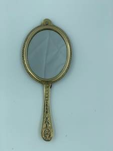 Top Quality Metal Brass Material Hand <b>Mirror</b> Marvelous Design Home Decorative Hand <b>Mirror</b> Perfect Choice For Daily <b>Makeup</b> - Product Image 6
