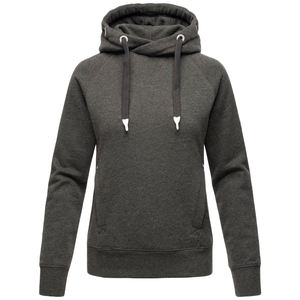 Femmes plaine solide Patchwork à capuche pull coton polaire à capuche doux décontracté sweat à capuche haut à manches longues veste pull - Product Image 4