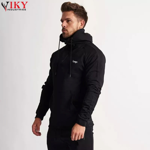 Survêtements à fermeture éclair pour hommes logo personnalisé avec vêtements de sport logo personnalisé deux pièces décontractés automne en hiver porter des survêtements - Product Image 2