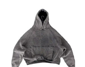 Sweat à capuche surdimensionné personnalisé pour homme, en coton molletonné, imprimé numériquement, style streetwear, fabricant OEM en gros - Product Image 3