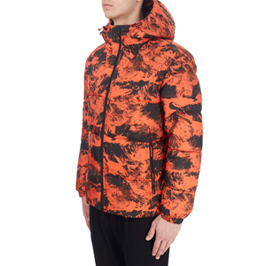Venta al por mayor personalizado impreso abajo abrigo para hombres Stand Collar invierno prendas de vestir exteriores burbuja chaqueta acolchada para uso al aire libre - Product Image 3