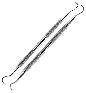 <b>Dental</b> Surgical Instruments Kit Stainless Steel Deluxe Cushion Grip Manual Power Source for Teeth Scaling and <b>Plaque</b> <b>Removal</b> - Product Image 2
