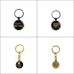 Porte-clés en acier personnalisé - Étiquette 3A, porte-clés en métal, prix bas, haute qualité - Product Image 2