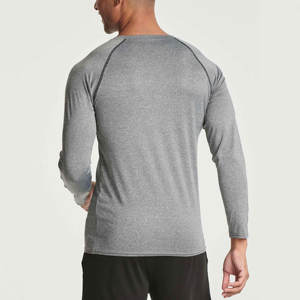 Best Selling Long Sleeve <b>Compression</b> T <b>Shirt</b> Gym Athletic Workout Cold Weather Round Neck <b>Compression</b> <b>Shirt</b> For Men - Product Image 3