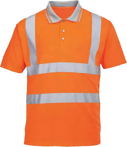 Camiseta Polo de Seguridad Reflectante con Estampado por Sublimación, Secado Rápido, Impermeable, Transpirable, Antibacteriana, Servicio OEM, Alta Visibilidad para Hombre - Product Image 2