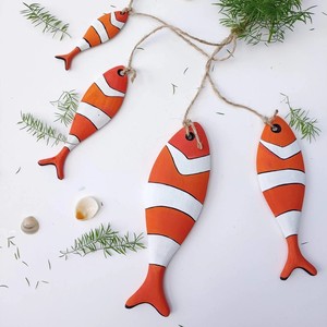 Pez colgante de madera de colores para pared, decoración del hogar, pez de madera montado en la pared - Product Image 4