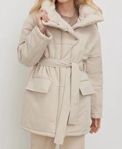 <b>Winter</b> <b>Women's</b> High Street Stand Collar Quilted Jacket Zipper Waterproof Windproof Eco-Friendly 2024 Slim Regular <b>Padded</b> <b>Coats</b> - Product Image 1