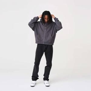 Sweat à capuche surdimensionné à fermeture éclair intégrale pour hommes-Doux, chaud et idéal pour la superposition en hiver ou en plein air - Product Image 2