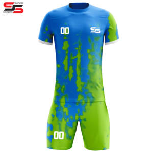 Uniformes de fútbol de equipo de alta calidad, camisetas de fútbol, conjunto de pantalones cortos de dos piezas para hombre, conjunto de uniforme de fútbol por sublimación personalizada - Product Image 6