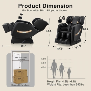 Sillón de Masaje con Forma de Cápsula Espacial, Multifuncional, con Riel Guía SL para Uso Doméstico, Masaje Totalmente Automático e Inteligente para Aliviar la Fatiga - Product Image 2