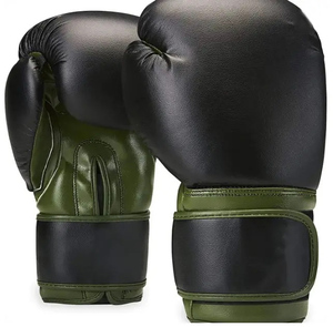 Venta caliente Diseño personalizado Guantes de boxeo profesionales Guantes de entrenamiento de cuero para hombres Fabricantes - Product Image 3