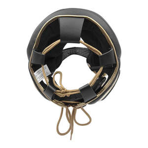 Protector de cabeza de boxeo MMA profesional con logotipo personalizado Protección facial completa Diseño de mosca Material de PU - Product Image 5