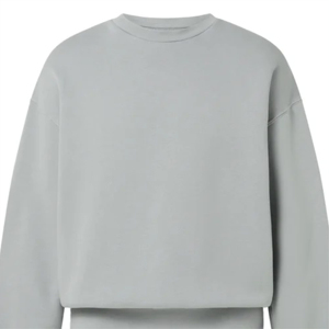 Sweat-shirt à col rond en molleton pour femme avec coupe décontractée parfait pour les tenues décontractées superposées et se prélasser à la maison - Product Image 5