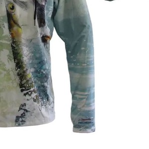 เสื้อฮู้ดตกปลาของผู้ชายที่มีน้ำหนักเบาออกแบบได้ตามต้องการ - Product Image 6