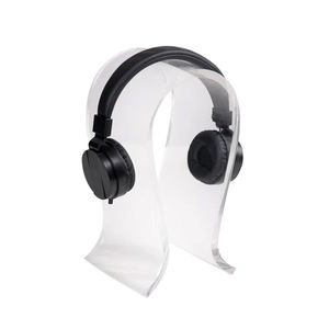 Estante de exhibición de acrílico para auriculares, soporte organizador resistente y elegante para almacenamiento de auriculares, hogar y exhibiciones de tiendas - Product Image 1