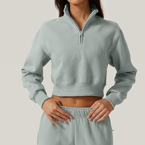 Haut court ample à manches longues pour femme, style streetwear - Product Image 4