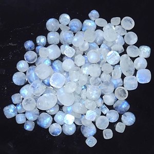 หินมูนสโตนอัญมณีสีรุ้งธรรมชาติขนาดฟรีไซส์ - Product Image 3