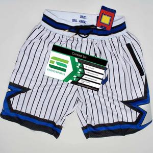 Pantalones Cortos de Baloncesto Casuales Personalizados con Bordado, Pantalones Cortos de Baloncesto de Malla Bordados para Hombre, Solo Pantalones Cortos de Baloncesto - Product Image 2