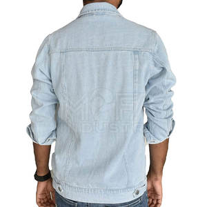 Veste en jean OEM pour hommes, élégante et durable, disponible en gros avec des options de logo personnalisé au Pakistan - Product Image 6