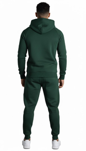 Conjunto Deportivo de Algodón Premium Unisex para Invierno, Transpirable, con Estampado, Logotipo Personalizado, Diseño Sólido con Capucha, Ligero - Product Image 2