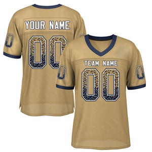 Custom Performance Short Sleeve Breathable Football Shirt | American Football Jersey 100% Polyester Unisex Adult - Product Image 6
