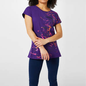 Nueva Llegada Verano 2024 Camiseta Ecológica Transpirable de Secado Rápido Ajustada de Color Sólido para Mujer Personalizable Moda Profesional - Product Image 5