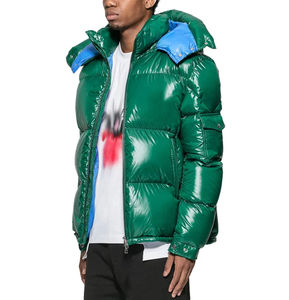 แจ็กเก็ตขน2025พองสำหรับผู้ชายสามารถปรับแต่งได้เสื้อแจ็กเก็ตขนเป็ดแวววาวสำหรับฤดูหนาว - Product Image 5